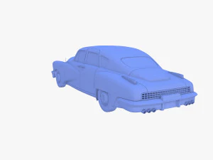 generische 40er-Jahre-Limousine 3D Modell