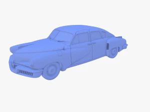 generische 40er-Jahre-Limousine 3D Modell
