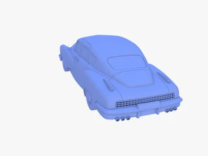 generische 40er-Jahre-Limousine 3D Modell