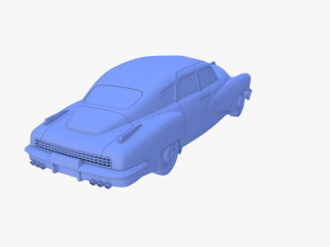 generic 40s sedan 3D Модель