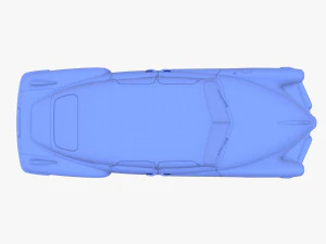 generische 40er-Jahre-Limousine 3D Modell