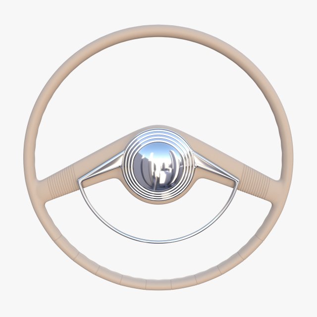 generic 40s car steering wheel Modèle 3D .c4d .max .obj .3ds .fbx .stl .blend 