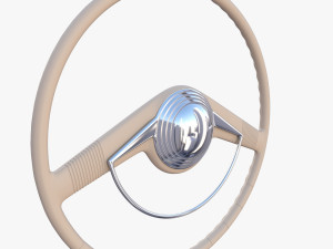 generic 40s car steering wheel Modèle 3D