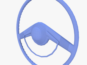 generic 40s car steering wheel Modèle 3D