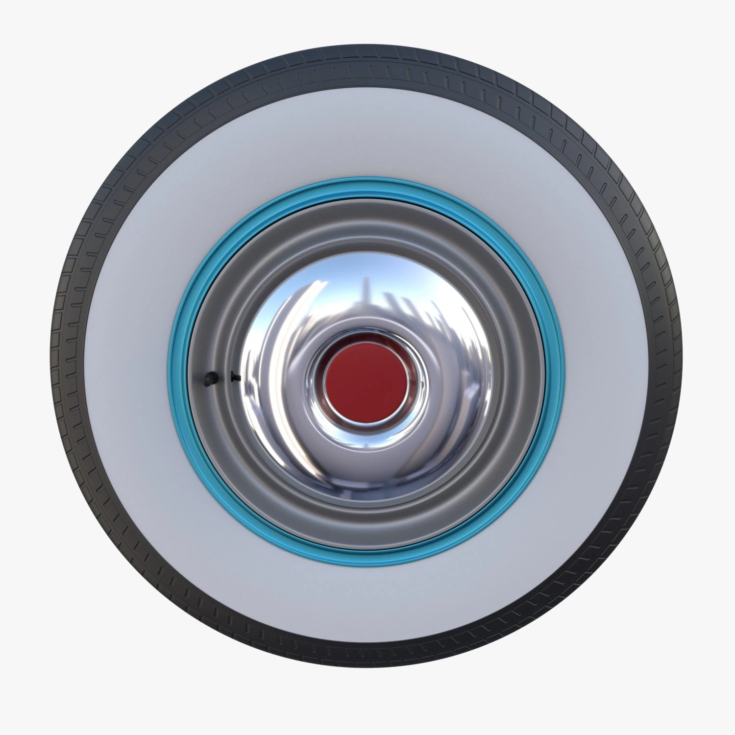 generic 40s car wheel 3D Model .c4d .max .obj .3ds .fbx .stl .blend 