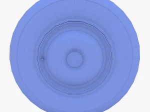 generic 40s car wheel 3D Model