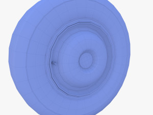 generic 40s car wheel 3D Модель