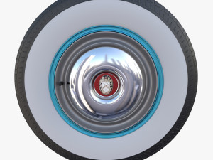 tucker 48 wheel 3D Model