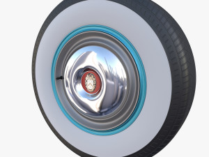 tucker 48 wheel 3D-Modell