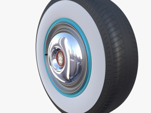 tucker 48 wheel 3D-Modell