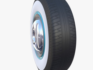tucker 48 wheel 3D-Modell