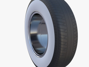 tucker 48 wheel 3D-Modell