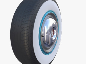 tucker 48 wheel 3D-Modell