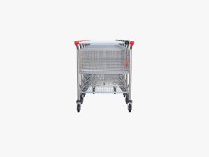 shopping cart stack v1 Model 3D