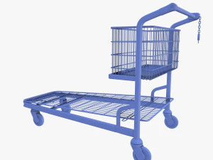 shopping cart v1 3D Model