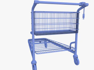 shopping cart v1 3D Model