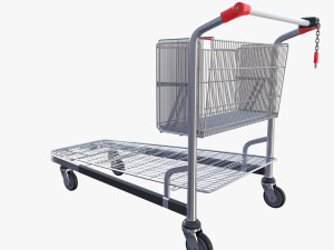 shopping cart v2 3D Модель