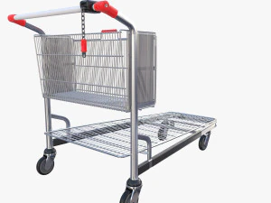 shopping cart v2 3D Model