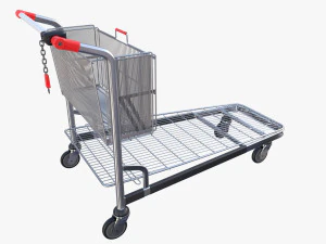 shopping cart v2 3D Model