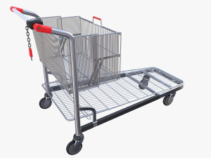 shopping cart v2 3D Модель