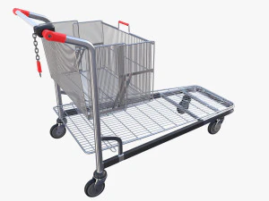 shopping cart v2 3D Model