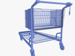shopping cart v2 3D Model