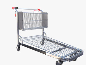 shopping cart stack v2 3Dモデル