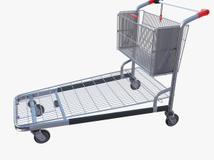 shopping cart stack v2 3Dモデル