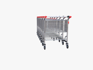 shopping cart stack v2 3Dモデル