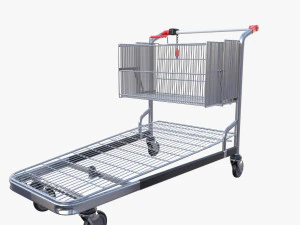 shopping cart stack v2 3D Model
