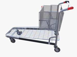 shopping cart stack v2 3Dモデル