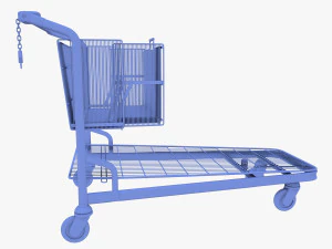 shopping cart stack v2 3D Model