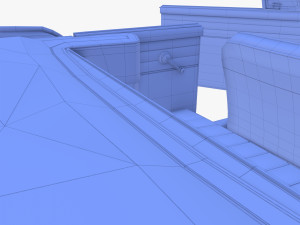 amphicar 770 blue w interior 3D Model