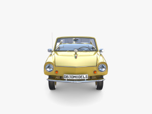 generic 60s amphibious car 3D Модель