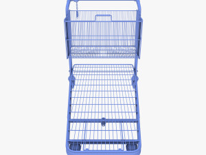 shopping cart weathered v2 3Dモデル