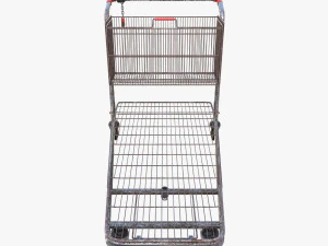 carrello della spesa stack esposto alle intemperie v2 Modello 3D