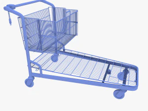 carrello della spesa stack esposto alle intemperie v2 Modello 3D