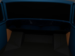 amphicar 770 blue top up Modelo 3D