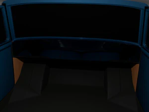 amphicar 770 blue top up 3D Model