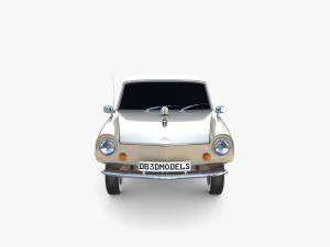 amphicar 770 cream top up 3D Model