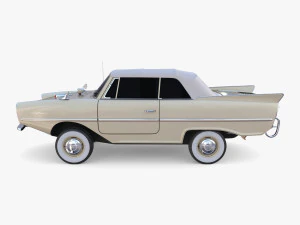 amphicar 770 cream top up 3D Model