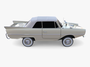 amphicar 770 cream top up 3Dモデル