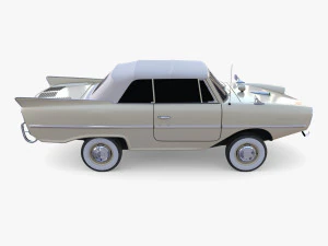 amphicar 770 cream top up 3D Model