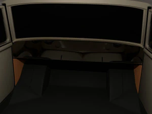 amphicar 770 cream top up 3D Model