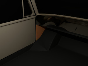 amphicar 770 cream top up 3Dモデル