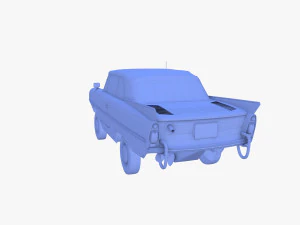 amphicar 770 cream top up 3D Model