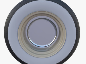 generic 60s car wheel 3D 模型