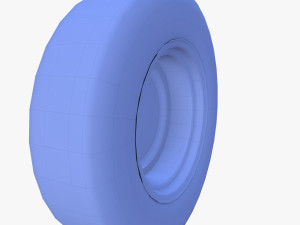 generic 60s car wheel 3D 模型