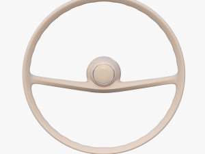 generic 60s car steering wheel 3Dモデル
