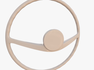 generic 60s car steering wheel 3Dモデル